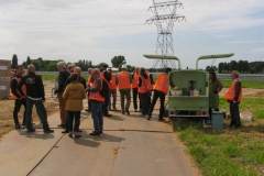 3-06-2019 1e paneel op zonnepark Rhoon.